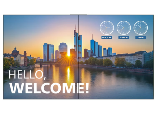 Philips 55 inch ultra slim video wall display for hotel and restaurant hospitality installations