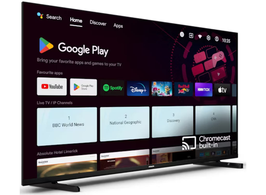 Philips 55HFL4518U/12 55" 4K UHD Professional Hospitality TV with Google Cast™ Hotel TV Philips