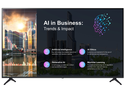 LG 55PK640S 55" 4K Ultra HD Smart Commercial Signage TV Digital Signage Display LG