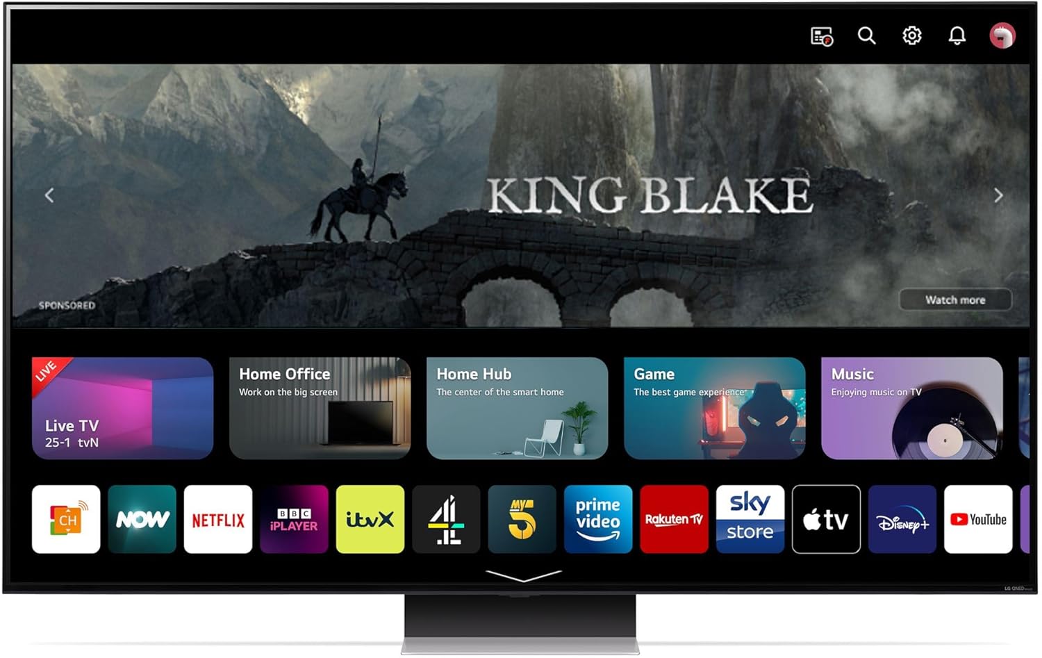 LG 55QNED866RE.AEK/QNED86 55 Inch 4K Smart Ultra HD TV Hotel TV LG