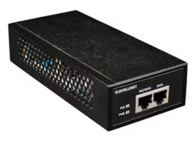 Intellinet Gigabit High-Power PoE+ Injector, 1 x 30 W, IEEE 802.3at/af Power over Ethernet (PoE+/PoE) (UK Power Cord) | 560566-UK Intellinet Network PoE Adapter Intellinet