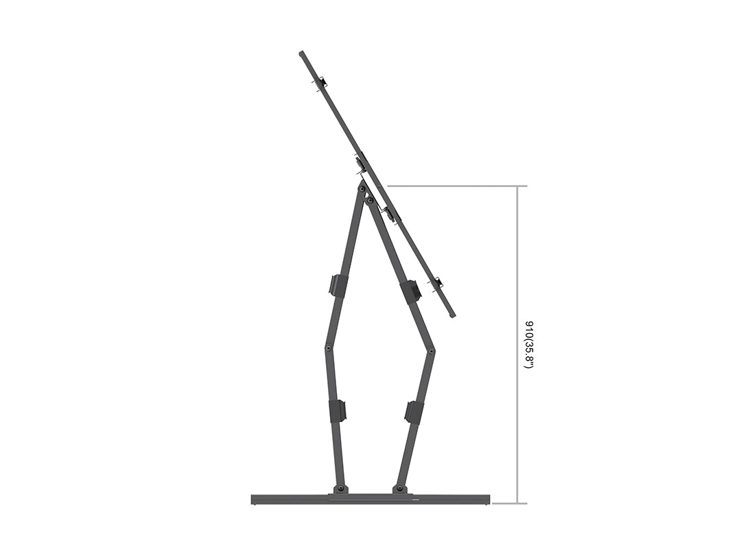 Multibrackets 65" - 110" M Universal Long Reach Arm 980mm SD Dual | 7350105215605 Wall Mount Bracket Multibrackets