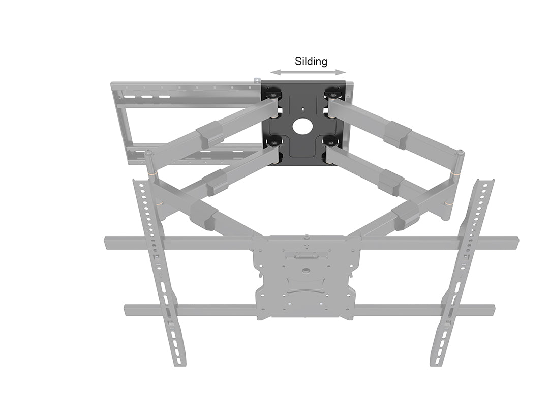 Multibrackets 65" - 110" M Universal Long Reach Arm 980mm SD Dual | 7350105215605 Wall Mount Bracket Multibrackets