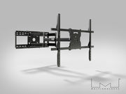 Multibrackets 65" - 110" M Universal Long Reach Arm 980mm SD Dual | 7350105215605 Wall Mount Bracket Multibrackets