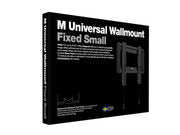 Multibrackets 24"-55" Universal Wall Mount Fixed Small Black | 7350073735631 Wall Mount Bracket Multibrackets
