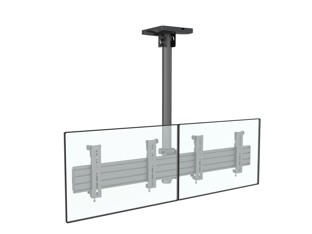 Multibrackets 0.8m Tilt 27"-32" Pro Series Menu Board Ceiling Mount For 2 Screens Ceiling Mount Bracket Multibrackets