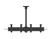 Multibrackets 0.8m Tilt 27"-32" Pro Series Menu Board Ceiling Mount For 2 Screens Ceiling Mount Bracket Multibrackets