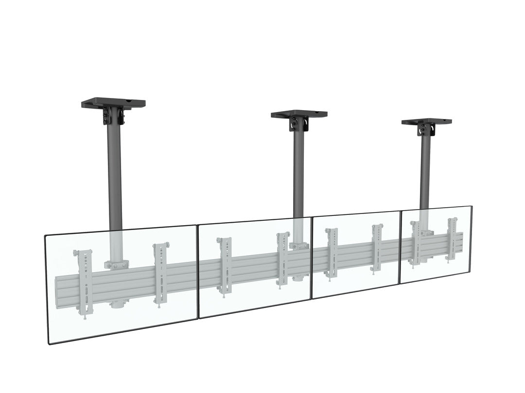 Multibrackets 0.8m Tilt 27"-32" Pro Series Menu Board Ceiling Mount For 4 Screen Ceiling Mount Bracket Multibrackets