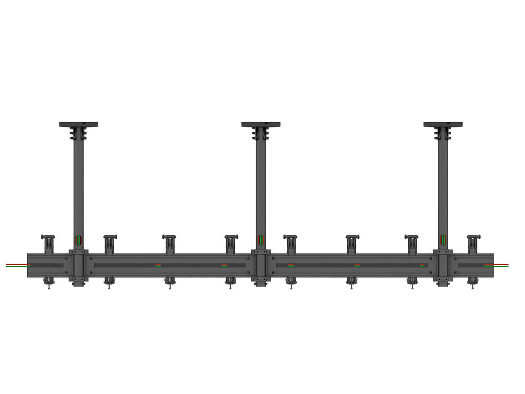 Multibrackets 0.8m Tilt 27"-32" Pro Series Menu Board Ceiling Mount For 4 Screen Ceiling Mount Bracket Multibrackets