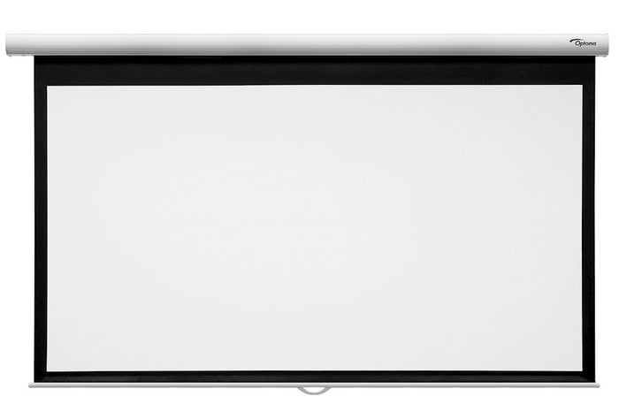 Optoma DS-9120MGA Manual Pull Down Projector Screen - 16:9 Ratio 265.6 x 149.4cm Projector Accessories Optoma