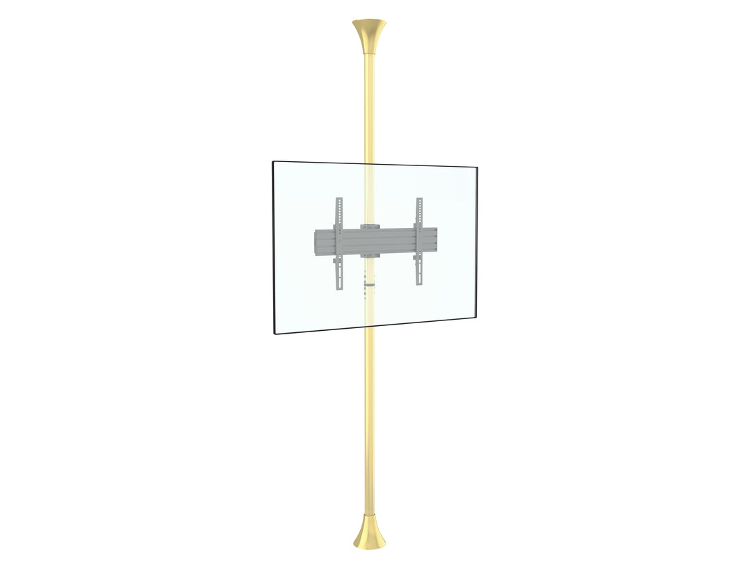 Multibrackets MBFC1U Brass M Floor to Ceiling Mount Pro - Up to 40"-65" Screen Floor to Ceiling Display Mount Multibrackets