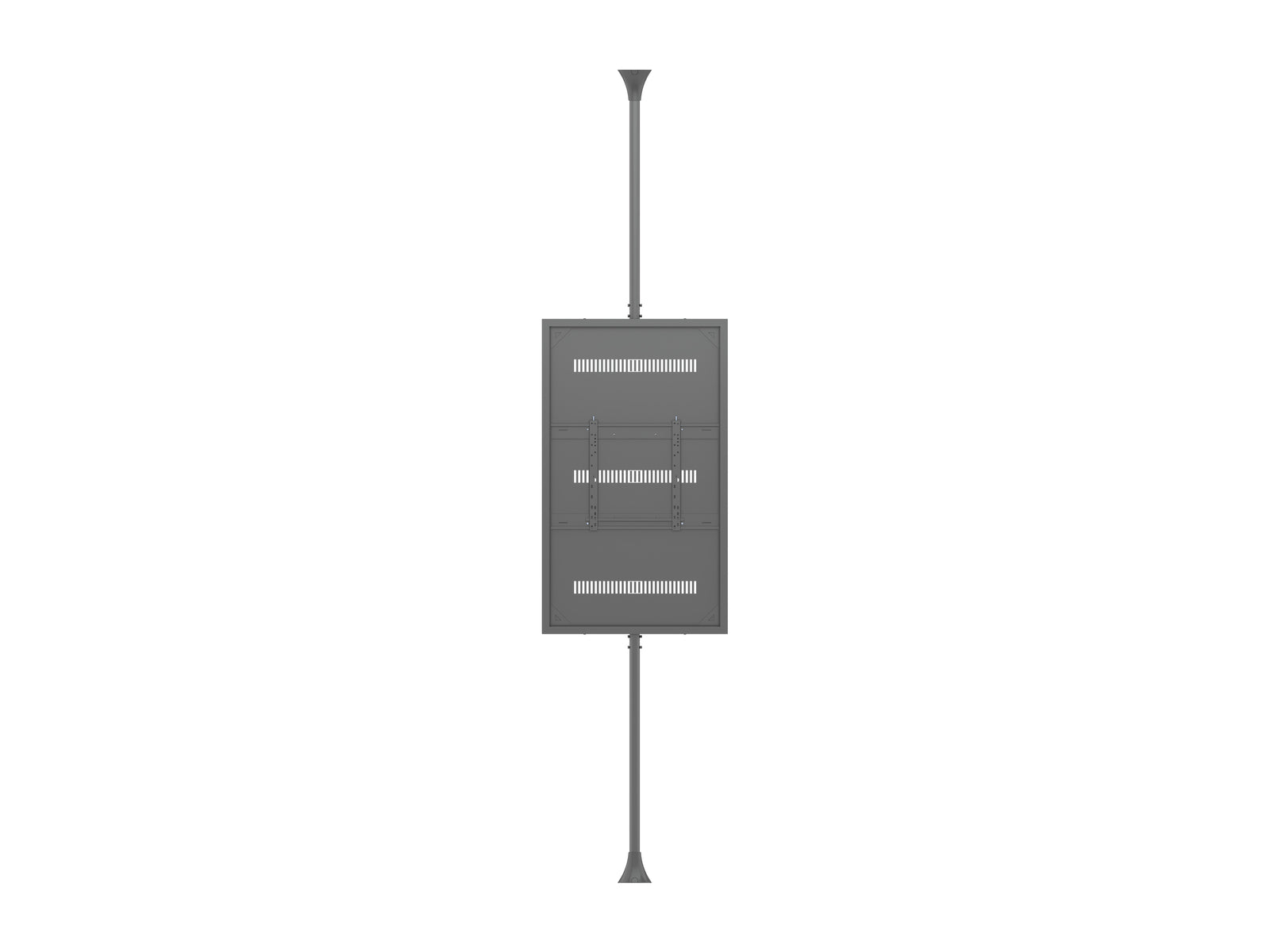 Multibrackets M Pro Series Enclosure 65" Floor to Ceiling Medium Black Signage Display Enclosures Multibrackets