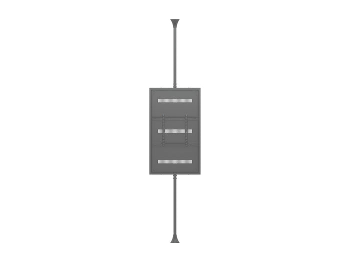 Multibrackets M Pro Series Enclosure 65" Floor to Ceiling Medium Black Signage Display Enclosures Multibrackets