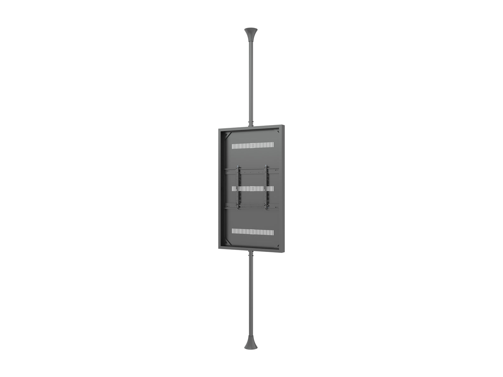 Multibrackets M Pro Series Enclosure 65" Floor to Ceiling Medium Black Signage Display Enclosures Multibrackets