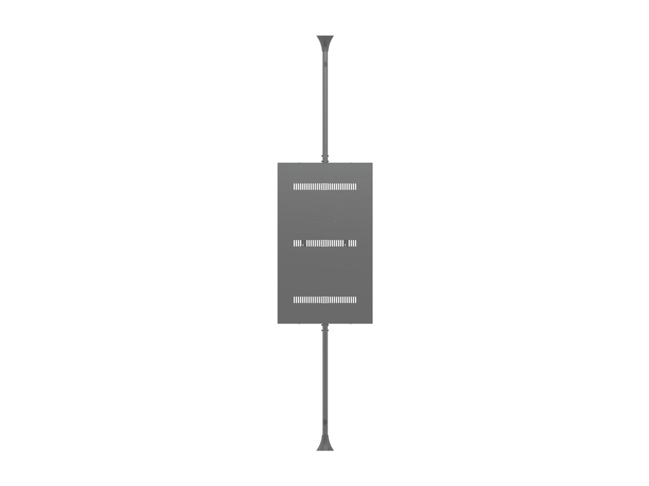 Multibrackets M Pro Series Enclosure 65" Floor to Ceiling Medium Black Signage Display Enclosures Multibrackets