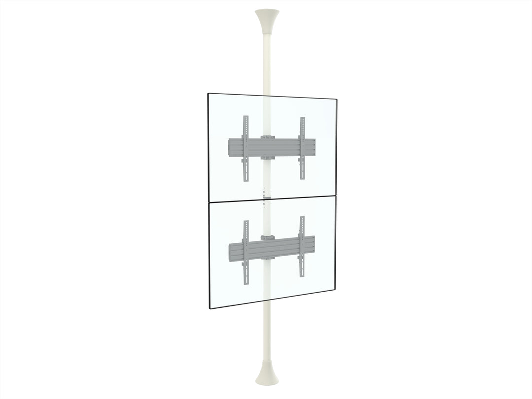 Multibrackets MBFC2U White M Floor to Ceiling Mount Pro - Up to 40"-65" Screen Floor to Ceiling Display Mount Multibrackets