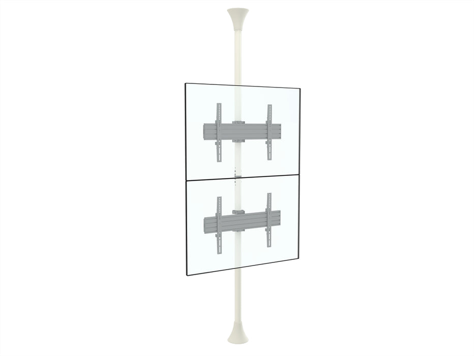 Multibrackets MBFC2U White M Floor to Ceiling Mount Pro - Up to 40"-65" Screen