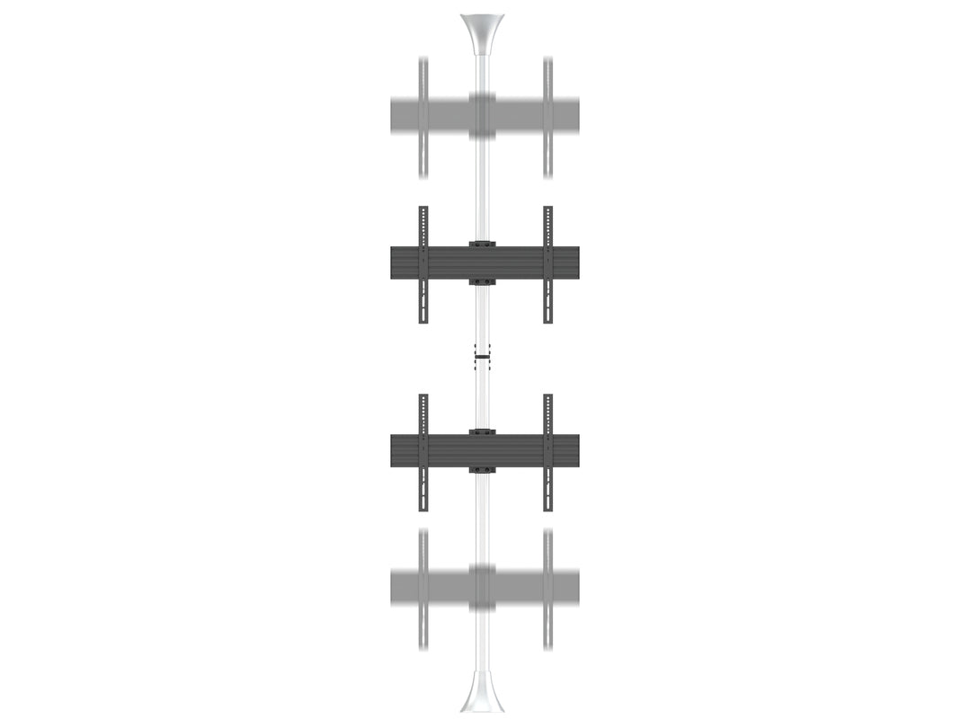 Multibrackets MBFC2U Chrome M Floor to Ceiling Mount Pro - Up to 40"-65" Screen Floor to Ceiling Display Mount Multibrackets