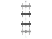 Multibrackets MBFC2U Chrome M Floor to Ceiling Mount Pro - Up to 40"-65" Screen Floor to Ceiling Display Mount Multibrackets