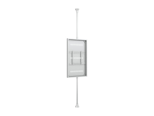 Multibrackets M Pro Series Enclosure 65" Floor to Ceiling Medium White Signage Display Enclosures Multibrackets