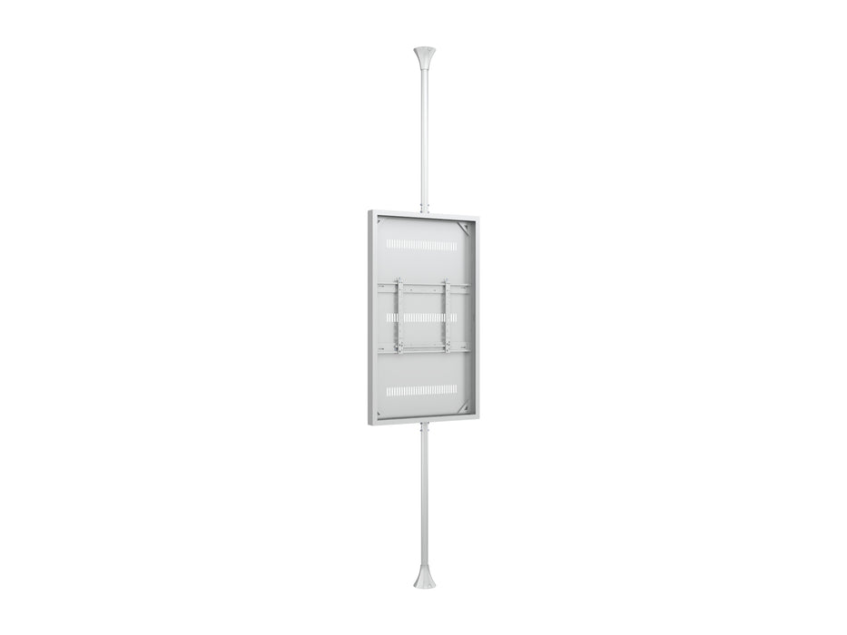 Multibrackets M Pro Series Enclosure 65" Floor to Ceiling Medium White Signage Display Enclosures Multibrackets