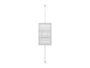 Multibrackets M Pro Series Enclosure 65" Floor to Ceiling Medium White Signage Display Enclosures Multibrackets