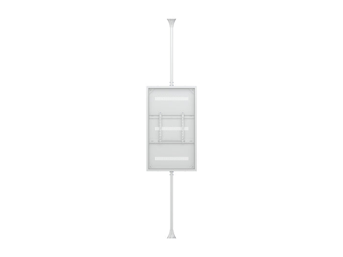 Multibrackets M Pro Series Enclosure 65" Floor to Ceiling Medium White Signage Display Enclosures Multibrackets