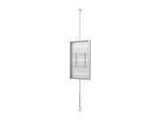 Multibrackets M Pro Series Enclosure 65" Floor to Ceiling Medium White Signage Display Enclosures Multibrackets