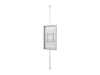 Multibrackets M Pro Series Enclosure 65" Floor to Ceiling Medium White Signage Display Enclosures Multibrackets