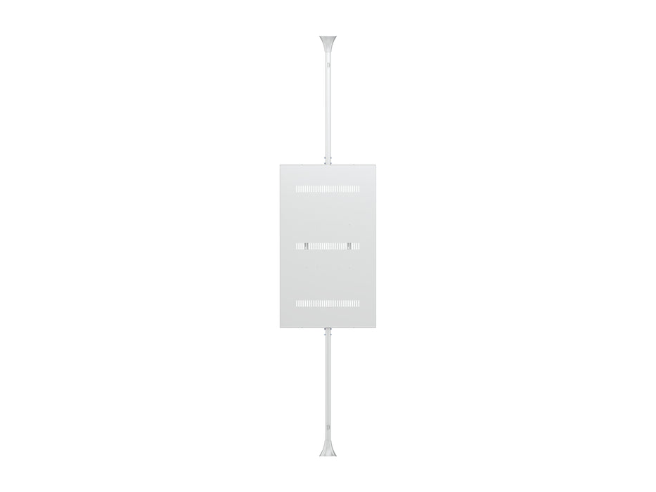 Multibrackets M Pro Series Enclosure 65" Floor to Ceiling Medium White Signage Display Enclosures Multibrackets