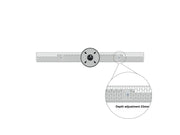 Multibrackets M Pro Series Enclosure 65" Floor to Ceiling Medium White Signage Display Enclosures Multibrackets