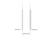 Multibrackets M Pro Series Enclosure 65" Floor to Ceiling Medium White Signage Display Enclosures Multibrackets