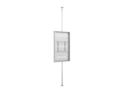 Multibrackets M Pro Series Enclosure 65" Floor to Ceiling Medium White Signage Display Enclosures Multibrackets