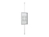 Multibrackets M Pro Series Enclosure 65" Floor to Ceiling Medium White Signage Display Enclosures Multibrackets