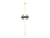 Multibrackets MBFC2U Brass M Floor to Ceiling Mount Pro - Up to 40