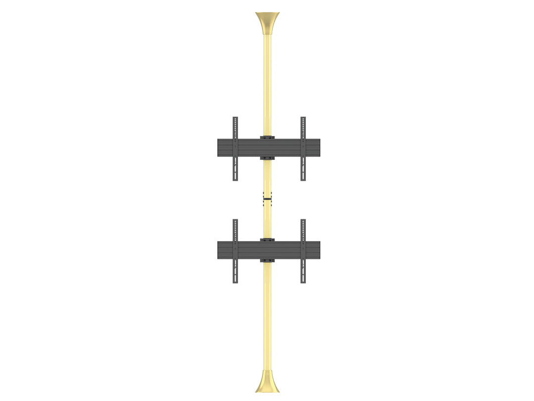 Multibrackets MBFC2U Brass M Floor to Ceiling Mount Pro - Up to 40"-65" Screen Floor to Ceiling Display Mount Multibrackets