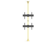 Multibrackets MBFC2U Brass M Floor to Ceiling Mount Pro - Up to 40"-65" Screen Floor to Ceiling Display Mount Multibrackets