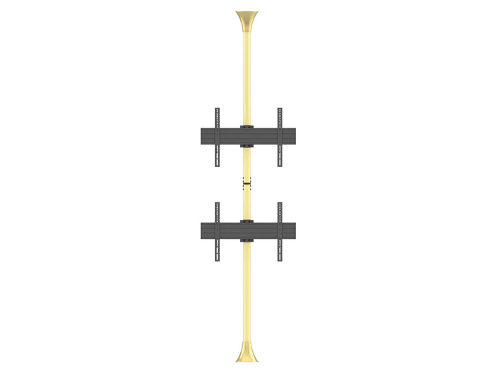 Multibrackets MBFC2U Brass M Floor to Ceiling Mount Pro - Up to 40"-65" Screen Floor to Ceiling Display Mount Multibrackets