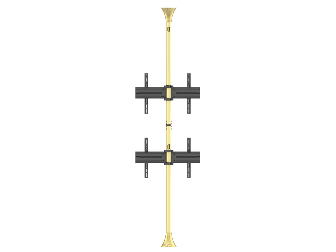 Multibrackets MBFC2U Brass M Floor to Ceiling Mount Pro - Up to 40"-65" Screen Floor to Ceiling Display Mount Multibrackets