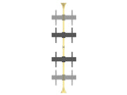 Multibrackets MBFC2U Brass M Floor to Ceiling Mount Pro - Up to 40"-65" Screen Floor to Ceiling Display Mount Multibrackets