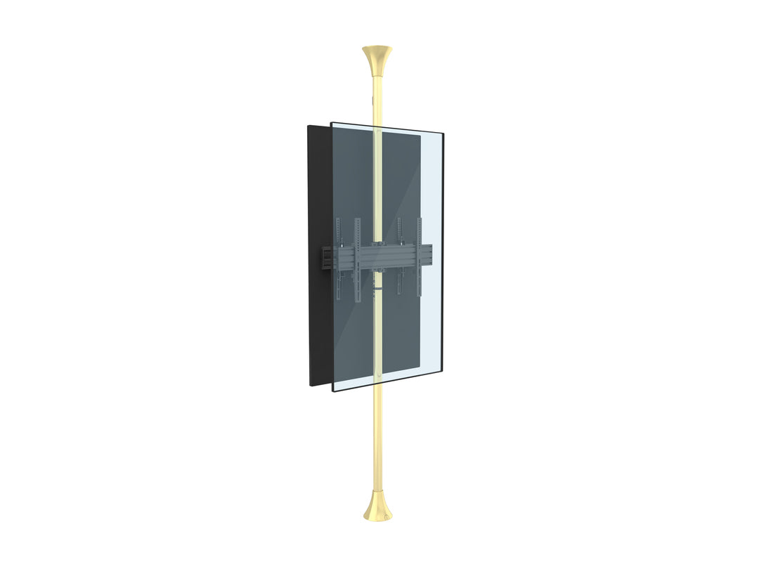 Multibrackets MBFC2U Brass M Floor to Ceiling Mount Pro - Up to 40"-65" Screen Floor to Ceiling Display Mount Multibrackets