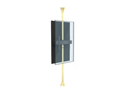 Multibrackets MBFC2U Brass M Floor to Ceiling Mount Pro - Up to 40"-65" Screen Floor to Ceiling Display Mount Multibrackets