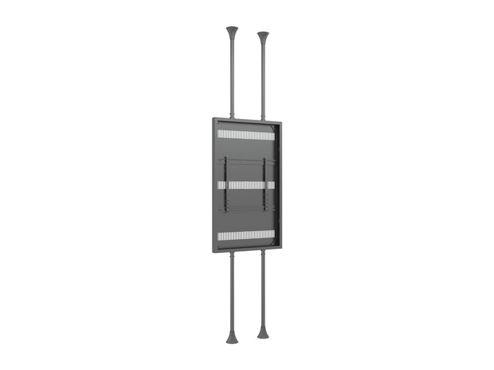 Multibrackets M Pro Series Enclosure 75" Floor to Ceiling Large Black Signage Display Enclosures Multibrackets