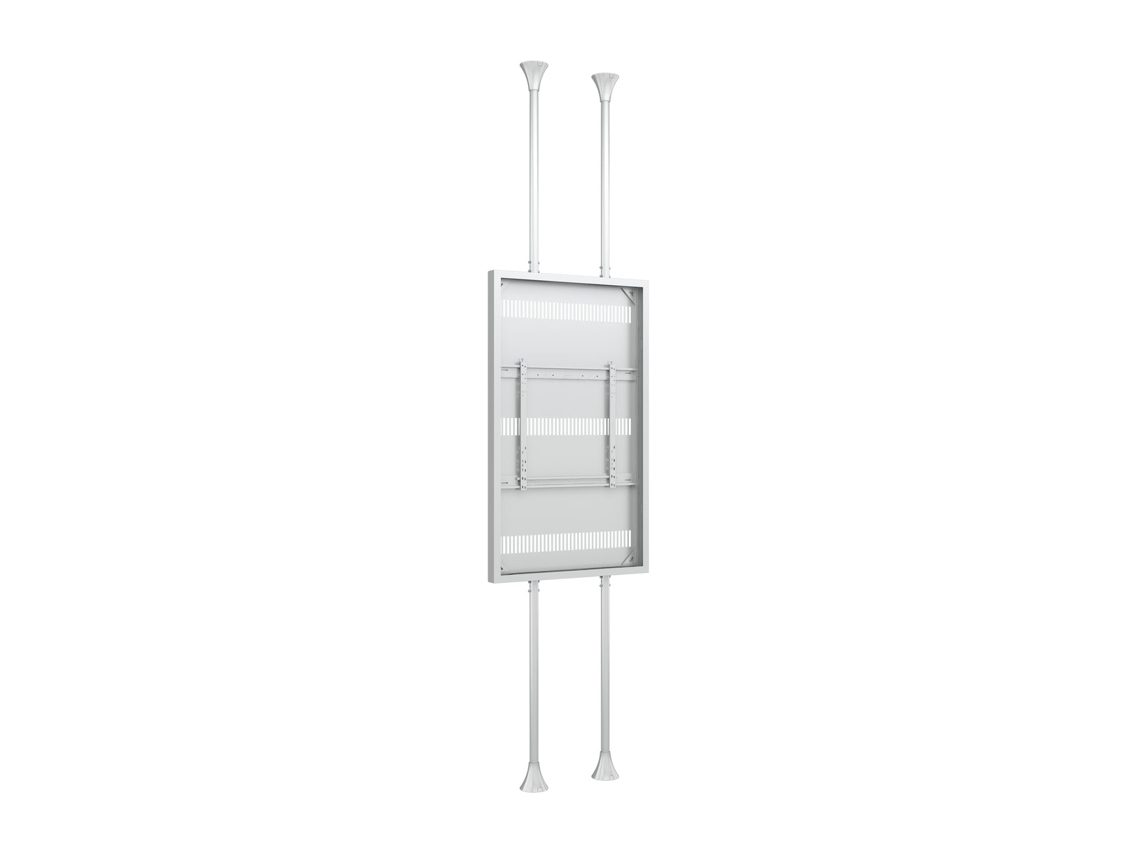 Multibrackets M Pro Series Enclosure 75" Floor to Ceiling Large White Signage Display Enclosures Multibrackets