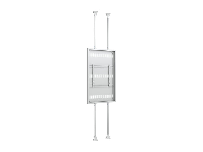 Multibrackets M Pro Series Enclosure 75" Floor to Ceiling Large White Signage Display Enclosures Multibrackets