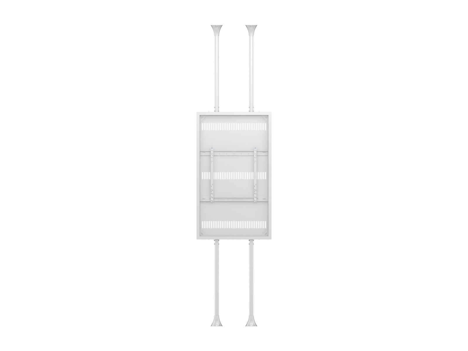 Multibrackets M Pro Series Enclosure 75" Floor to Ceiling Large White Signage Display Enclosures Multibrackets
