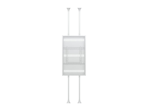 Multibrackets M Pro Series Enclosure 75" Floor to Ceiling Large White Signage Display Enclosures Multibrackets
