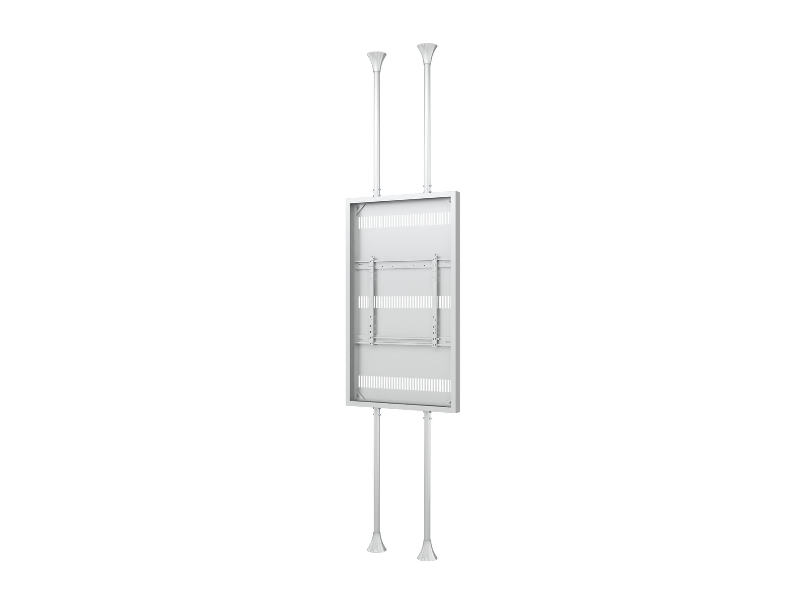 Multibrackets M Pro Series Enclosure 75" Floor to Ceiling Large White Signage Display Enclosures Multibrackets