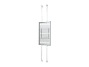 Multibrackets M Pro Series Enclosure 75" Floor to Ceiling Large White Signage Display Enclosures Multibrackets