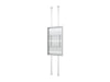 Multibrackets M Pro Series Enclosure 75" Floor to Ceiling Large White Signage Display Enclosures Multibrackets